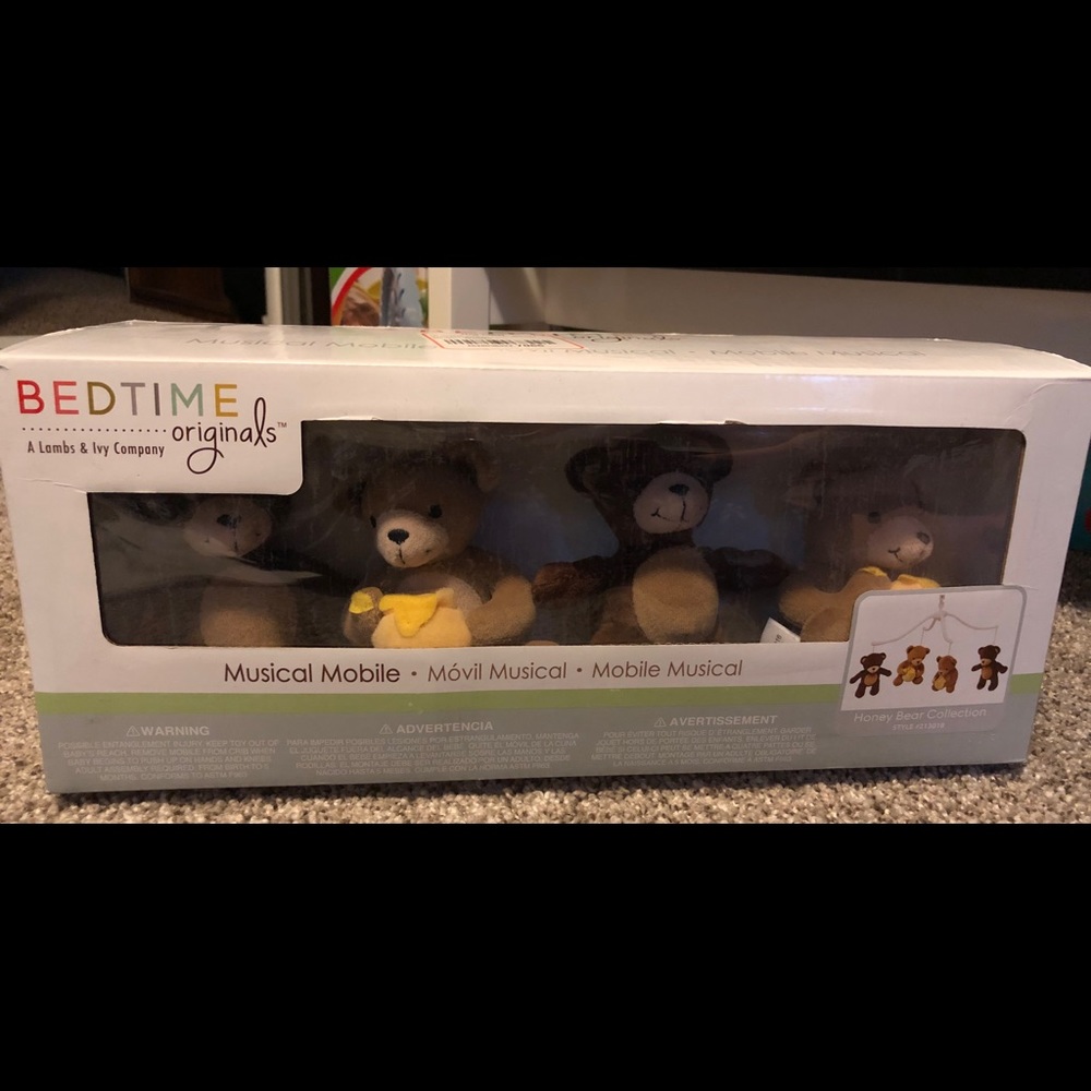 Bear Musical Mobile for crib
